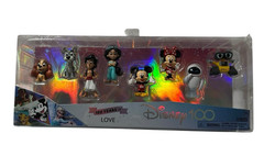 Disney 100 Years Of Love Limited Edition 8 Figure Collector Set Sealed