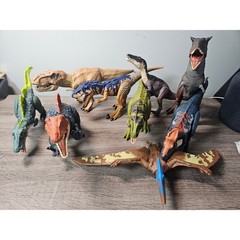 Mattel Jurassic World Dinosaur Action Figure Lot of 9 Dinosaurs Jurassic Park