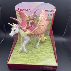 Schleich Fairy Feya with Pegasus Unicorn, 70568, 5-12 Yrs. ,New