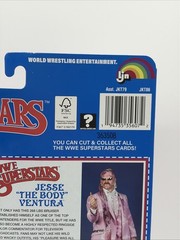 Mattel WWE Superstars Jesse “The Body” Ventura Blue Card Figure + Poster LJN