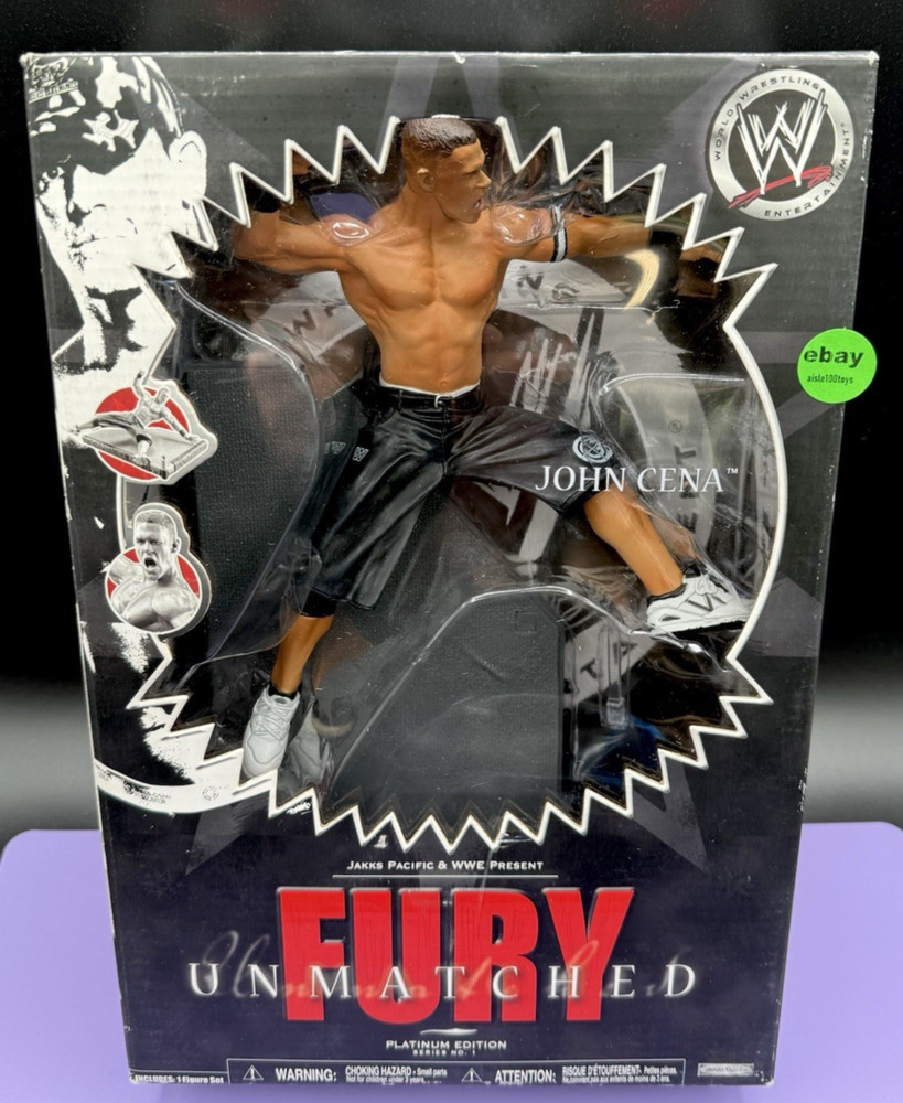 WWE John Cena Jakks Pacific Unmatched Fury Platinum Edition Series1