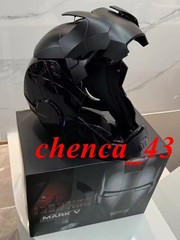 US Ship!!! Iron Man MK5 Black Helmet Electronic Wearable Voice-control Mask 2025