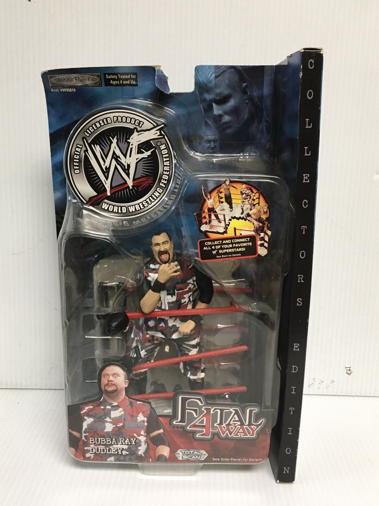WWE Fatal 4 Way Bubba Ray Dudley sealed in original box Action figure collectibl
