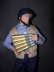 1/6 scale resin cast Toy REPLICA-WW2 US 40mm AA shells for 12inch GI Joe- TOY!