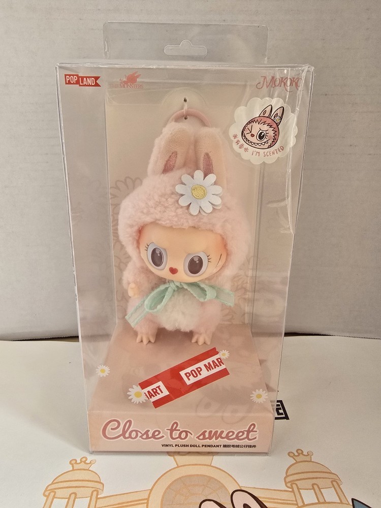 Pop Mart Labubu Mokoko Close To Sweet Pendant PopLand Exclusive US Seller