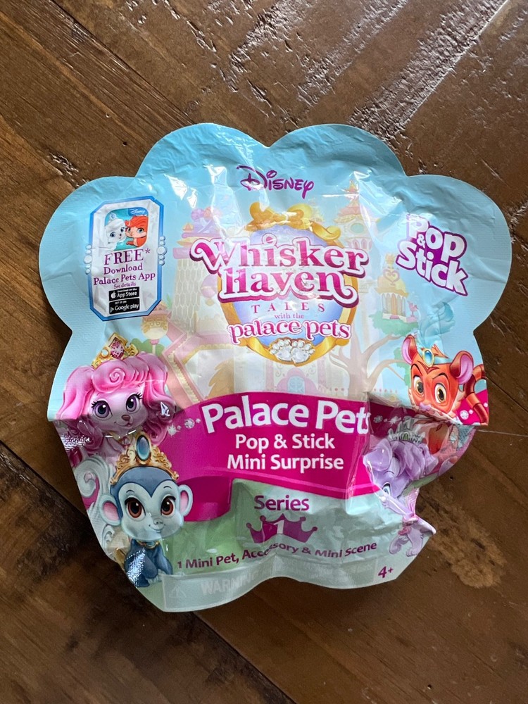 RARE NEW Disney Whisker Haven Tales Palace Pets Pop&Stick Series1 Sealed Bag!