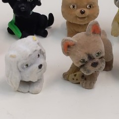 Puppy In My Pocket Dog Figure Lot MEG Mini Toy Figures Collectible Set 9