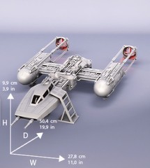 Star Wars 1/32 Scale 19″ Y-wing Model Kit Custom 3d Printed Model Kit W Stand