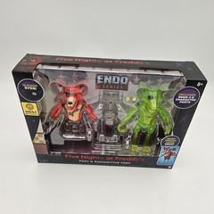 Five Nights at Freddy’s Endo Series Radioactive Foxy + Foxy Figures Jazwares