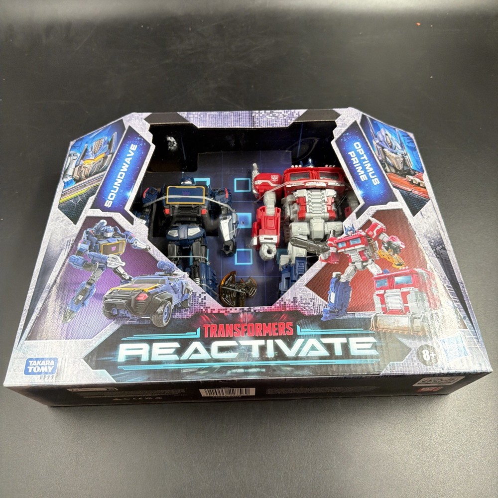 Reactivate Transformers Video Game Optimus Prime Soundwave 2-Pack