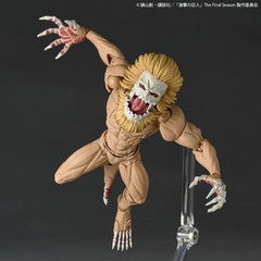 Kaiyodo Revoltech Attack on Titan Jaw Titan Figure w/Bonus Parts New In Stock