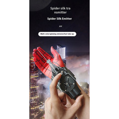 Spider Web Shooter 8ft USB Real Web Slinger and Launcher Toy for Superhero Fans