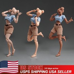Romankey X COWL 1/12 Female Soldier Figure 6inch Pale Skin Joint Body Model Toys