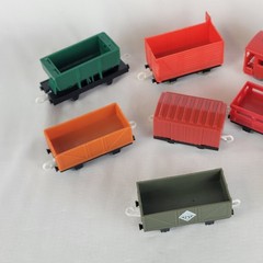 Trackmaster Thomas & Friends Tank Engine Train Lot 7 Mixed Cargo Cars Covered