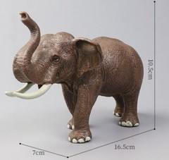 Asian Male Elephant Animal Toy PVC Action Figure Doll Kids Toys Party Gifts