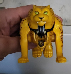 CHEETOR Transfomers Beast Wars 1999 Takara Action Figure GREEN EYES