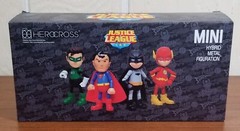 HEROCROSS Justice League Mini Hybrid Metal Action Figures Series DC Comics Set