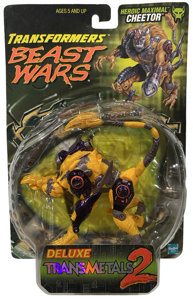 Transformers Cheetor Beast Wars Transmetals 2 Vtg 1998 Action Figure NEW READ