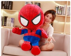 Cartoon Figure Spider-Man Stuffed Toy Plush Doll Red PP Cotton Large-sized Gift