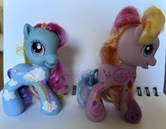 MLP My Little Pony 3 Twice-as-Fancy Ponies + Sparkly Pony Pinkie Pie Gen 3.5 Lot