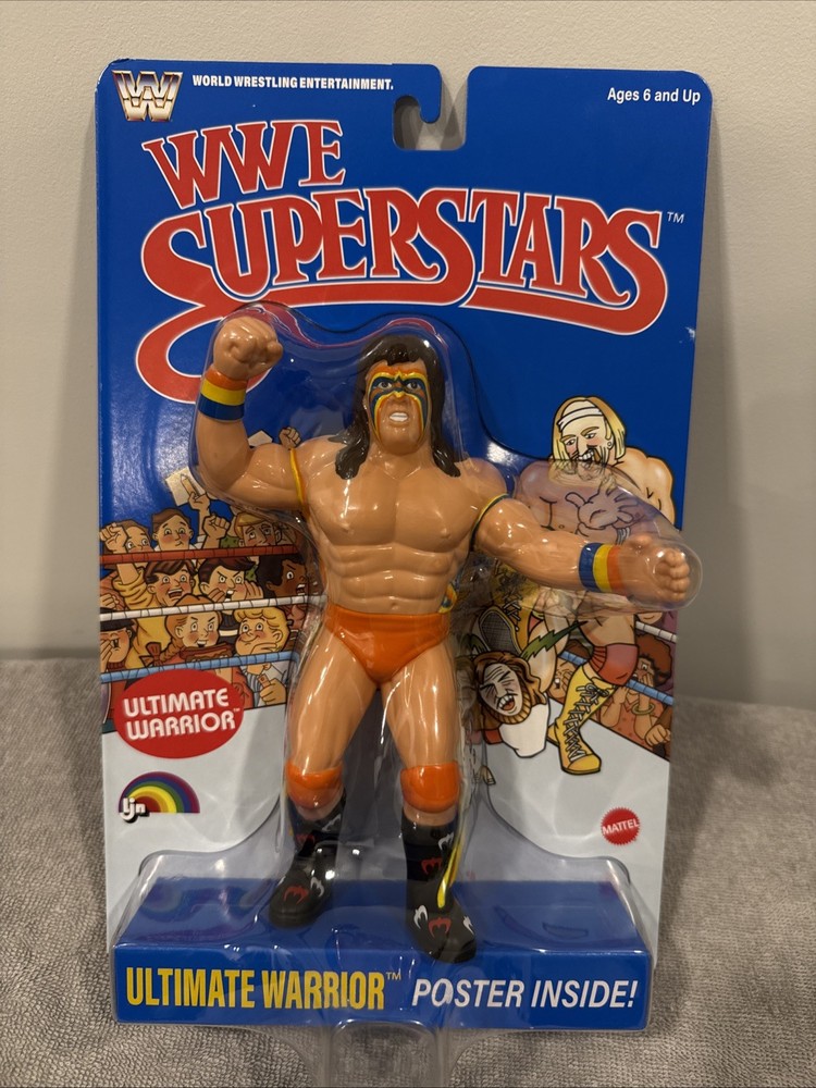 *SOLD OUT* WWE LJN Mattel Ultimate Warrior Superstar Series 2 Blue Card *INHAND*