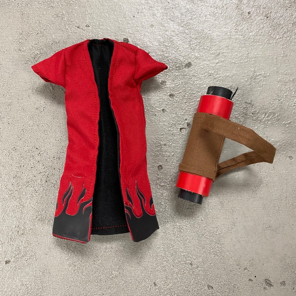 PB-R-SAG: 1/12 scale custom Fabric Robe & Scroll for SHF Sage Mode Naruto