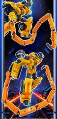 Metal Cardbot S GLOBER Gold SUV Vehicle Transforming Robot Car Toy 2024