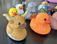 12 NEW Animolds Quack Pack Lot Rubber Ducks Texas Jackson Tempura Quackson