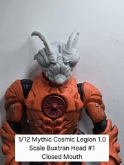 3d Printed Head For Mythic/Cosmic Legions 1/12 Figures BUXTRAN INSECT HEAD #1