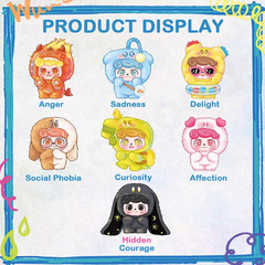 JOTOYS Q.kid Emotional Hairy Monsters Plush Pendants – Confirmed