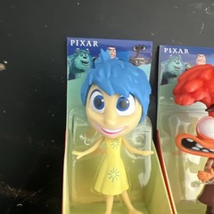 (LOT OF 2) Disney Pixar Inside Out JOY & ANXIETY Mini Figures NEW CultureFly