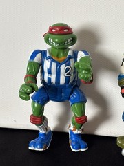 TMNT Teenage Mutant Ninja Turtles Sewer Sport All-stars Leo & Raph Playmate 1991