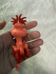 1988 World Of Wonder Germs Lot Of 4 Toys In Fair Condition