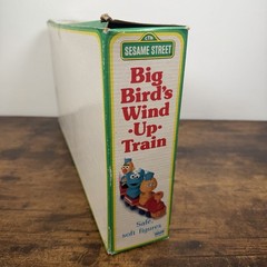 VTG Big Bird’s Wind Up Train Sesame Street Tyco Preschool Bert Cookie Monster