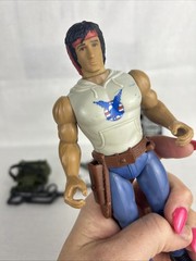 1986 Collect Rambo Fire Power Nearly Complete Sylvester Stallone Vintage Figure