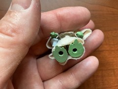 Vintage Kenner 1980 Star Wars Yoda No COO Kader Factoy Mold Late Run