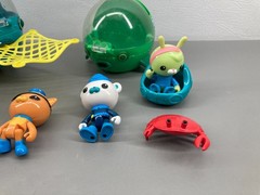 Fisher Price Octonauts Toy Lot Gup A & Gup E Vehicles 6 Figures Barnacles Peso