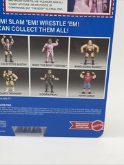 Mattel WWE Superstars Jesse “The Body” Ventura Blue Card Figure + Poster LJN
