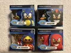 Mini Tubbz Cosplay Duck Lot Sonic The Hedgehog Shadow Knuckles & Dr. Eggman