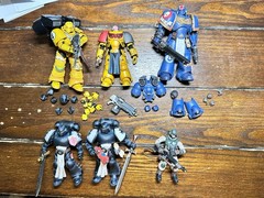 Joytoy Warhammer 40K Lot Imperial Fists Guard Black Templars Cadian Titus Marine