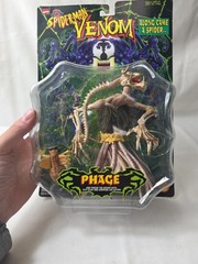 Vintage Spider-man Venom Along Came a Spider Phage Action Figure 1997 TOY BIZ
