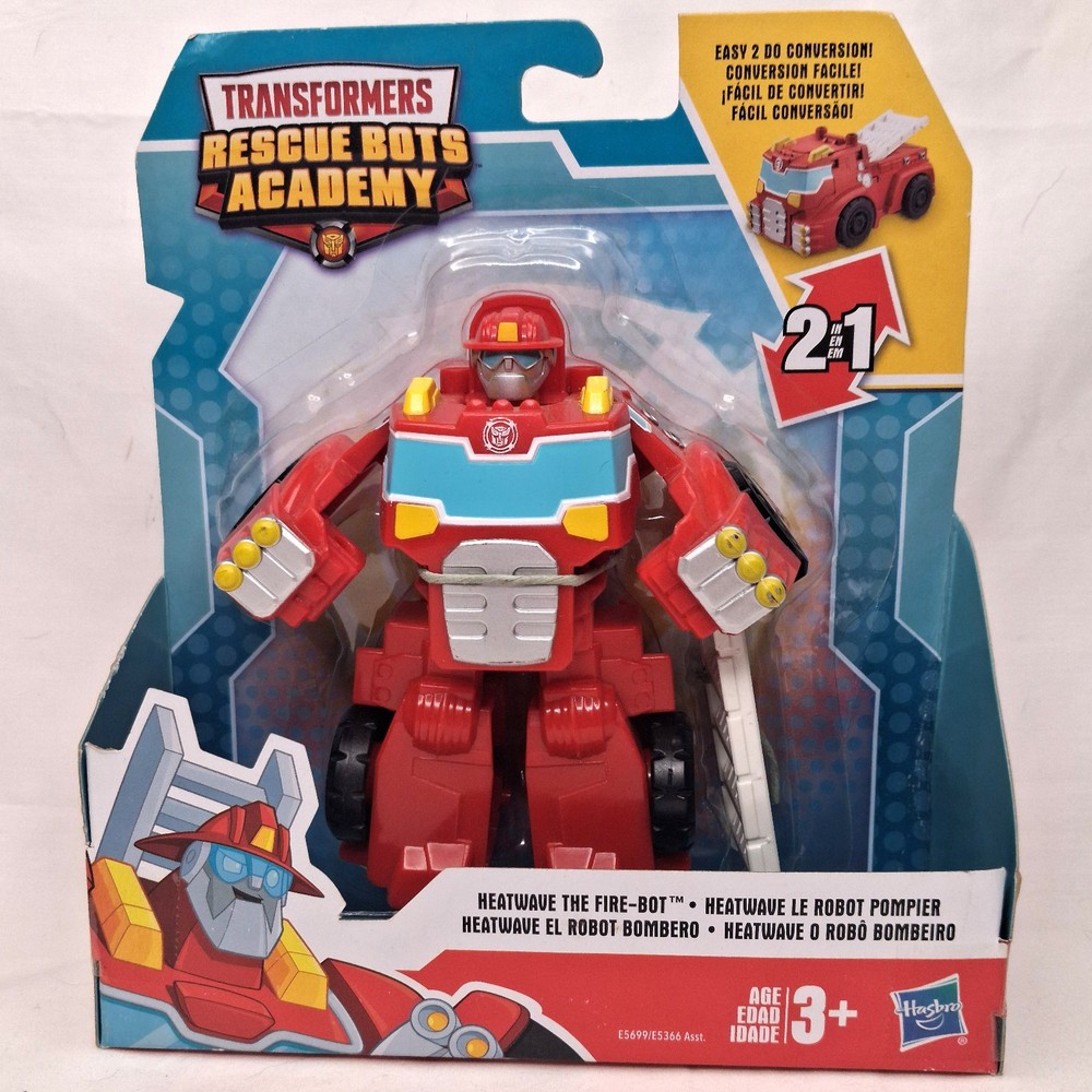 Transformers Heatwave The Fire-Bot Rescue Bots Academy Firetruck NEW & SEALED