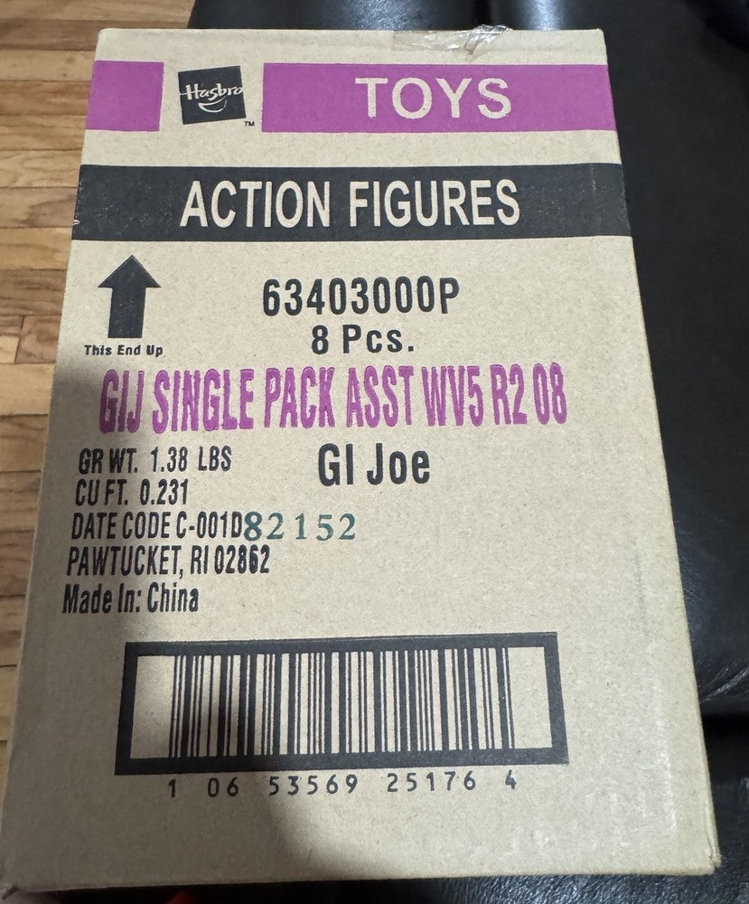 FULL CASE PACK OF 8 Modern G.I. JOE ACTION FIGURES – NEW & Factory Sealed!