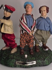 2002 “Three Stooges Golf Academy” Animated Golf Scene Works New Batteries