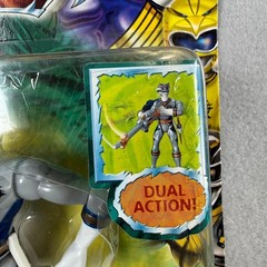 Bandai Lunar Wolf Power Ranger Wild Force Silver Action Figure 2002 NIB 10156