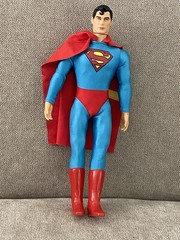 Mego Superman DC Comics Action Figure w/ Cape 2018 Plastic/Fabric Blue Red