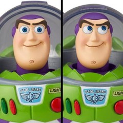 Kaiyodo Revoltech Pixar Toy Story Buzz Lightyear Ver 1.5 Action Figure In Hand