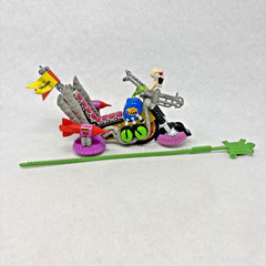 Teenage Mutant Ninja Turtles ’90 Psycho Cycle Motorcycle w/ Zip Cord 95%COMPLETE