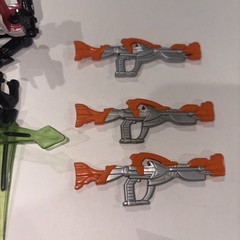 Power Rangers Time Force TF Fighter Pink Blue Green Red Ranger Weapons Lot