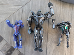 Lot Of 3 Jakks Pacific Real Steel Action Figures NOISY BOY ZEUS! SEE PICS! RARE!